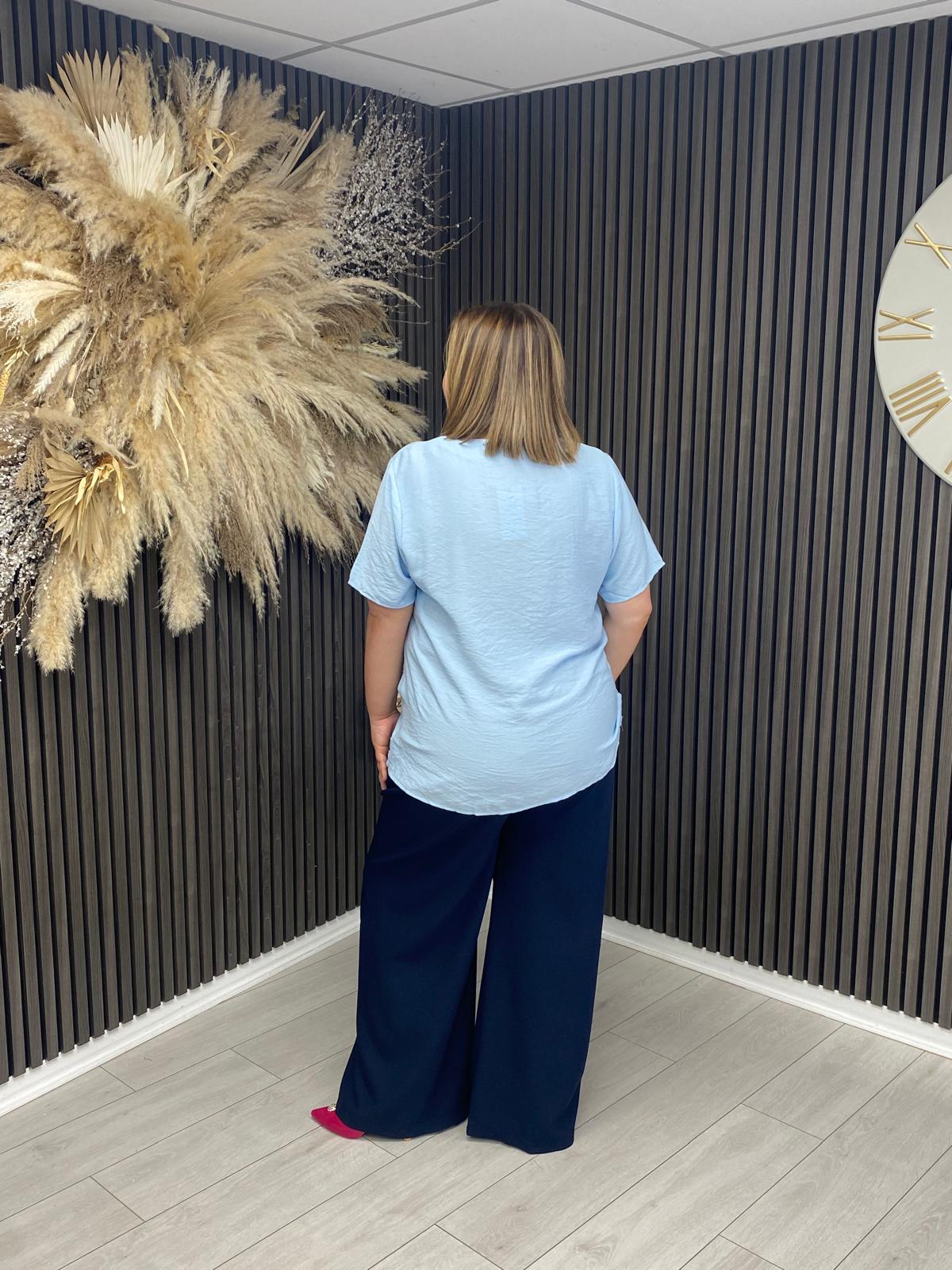 ESTELLE TROUSER - NAVY