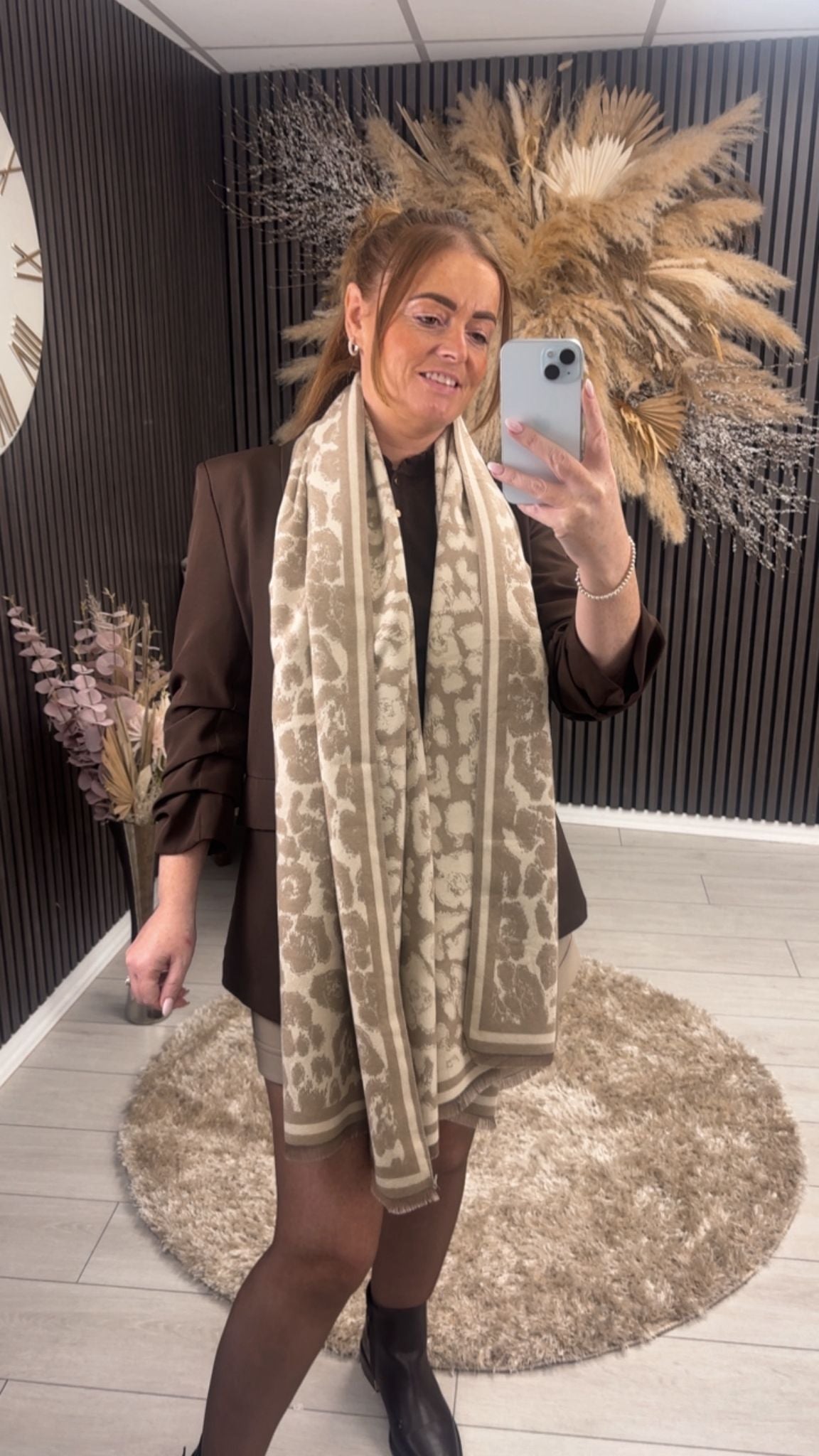 LOUISE SCARF - BEIGE