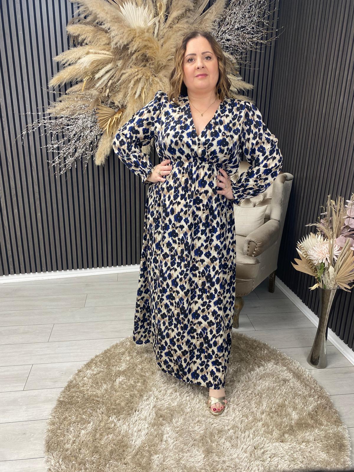 PAULINE DRESS - ANIMAL PRINT