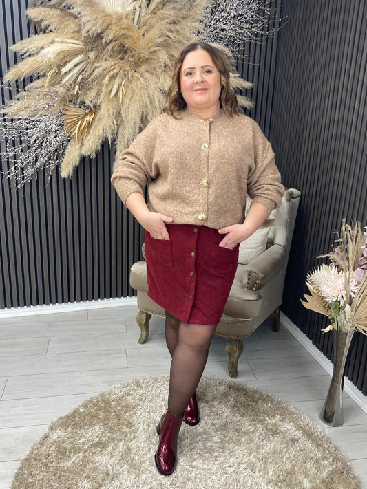 CARMEL CARDIGAN - CAMEL