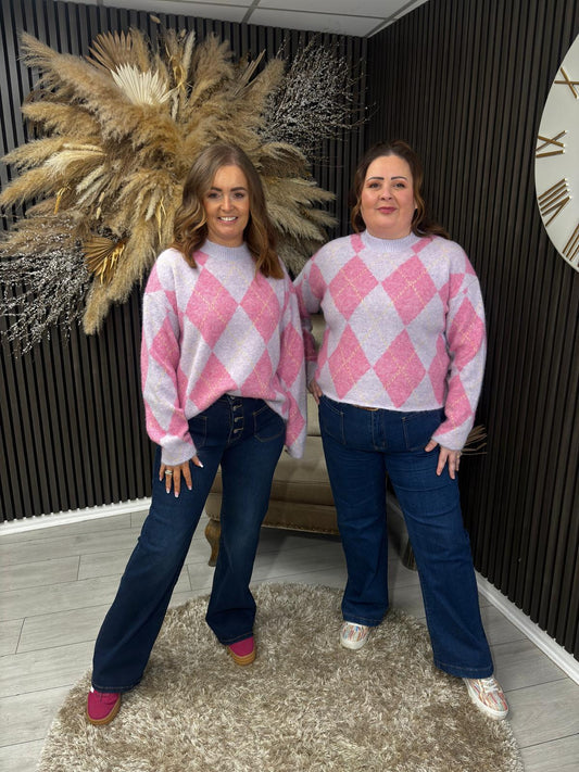 DANICA JUMPER - LILAC/PINK