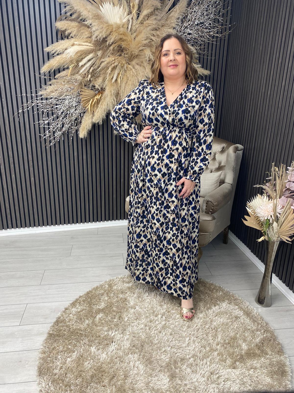 PAULINE DRESS - ANIMAL PRINT