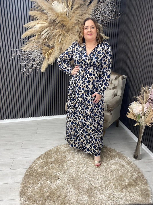 PAULINE DRESS - ANIMAL PRINT