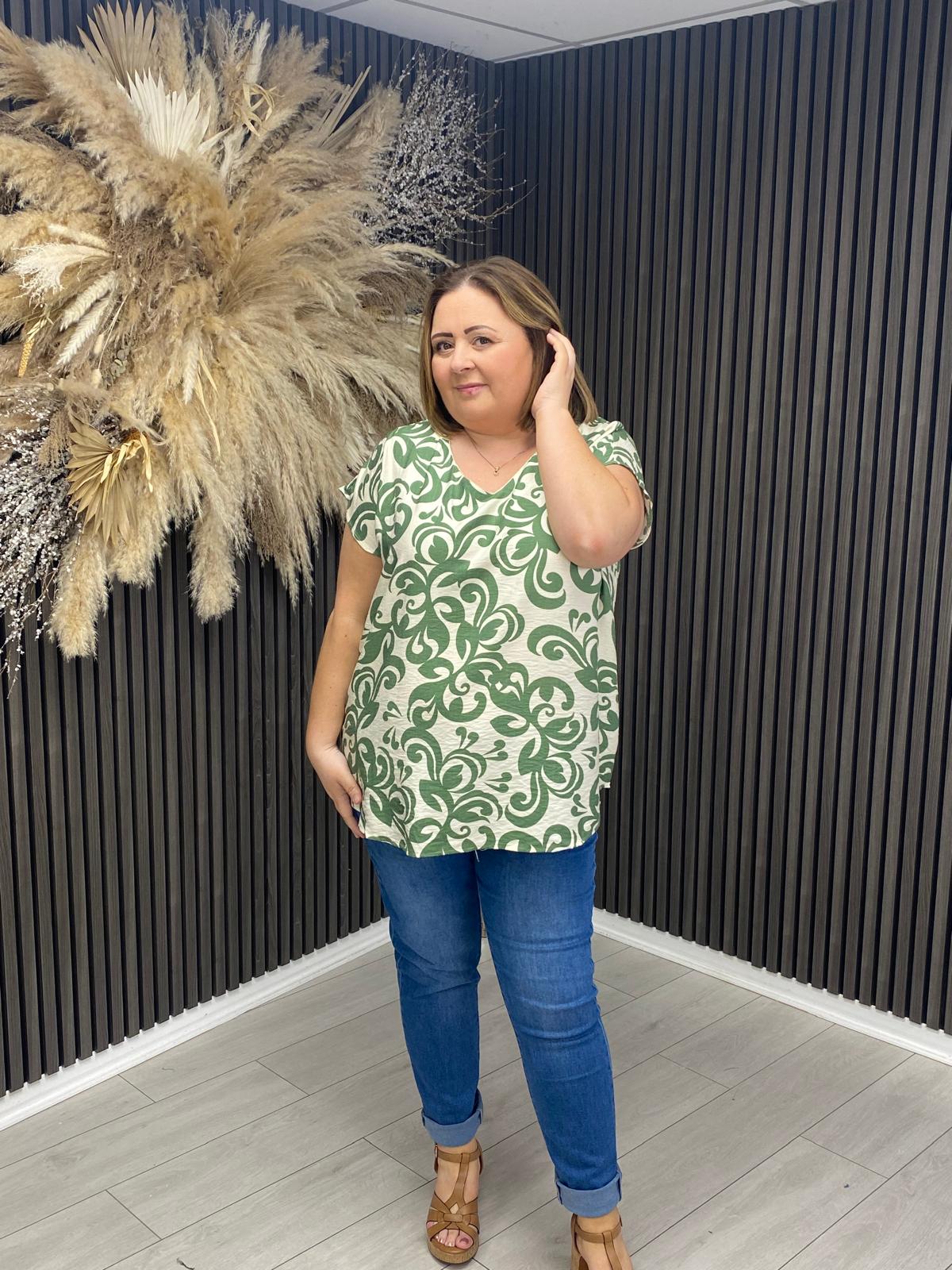 RAMONA TOP - GREEN