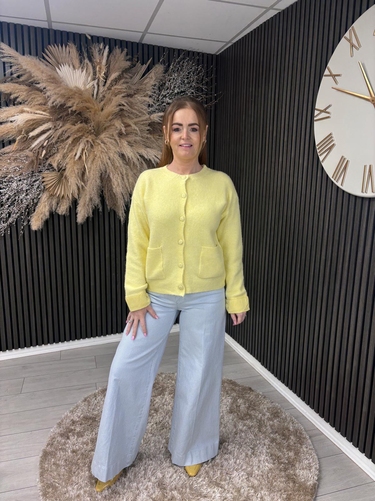 PAM CARDIGAN - YELLOW