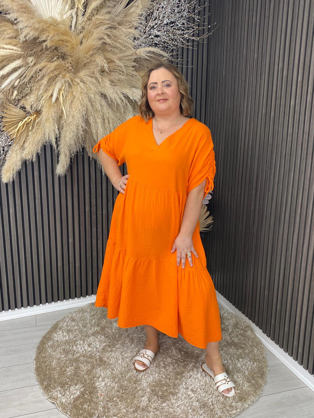REMI DRESS - ORANGE