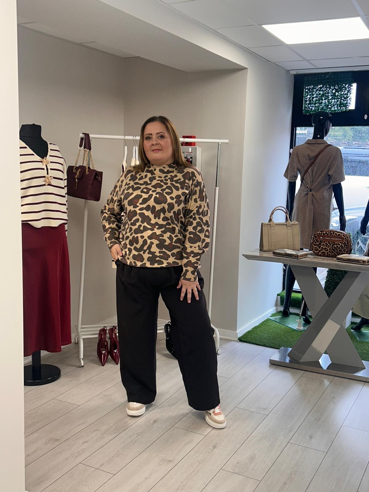NELLA JUMPER  - ANIMAL PRINT