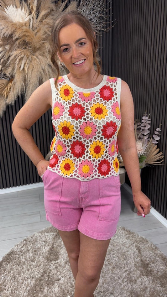 ELIZA TOP - CORAL