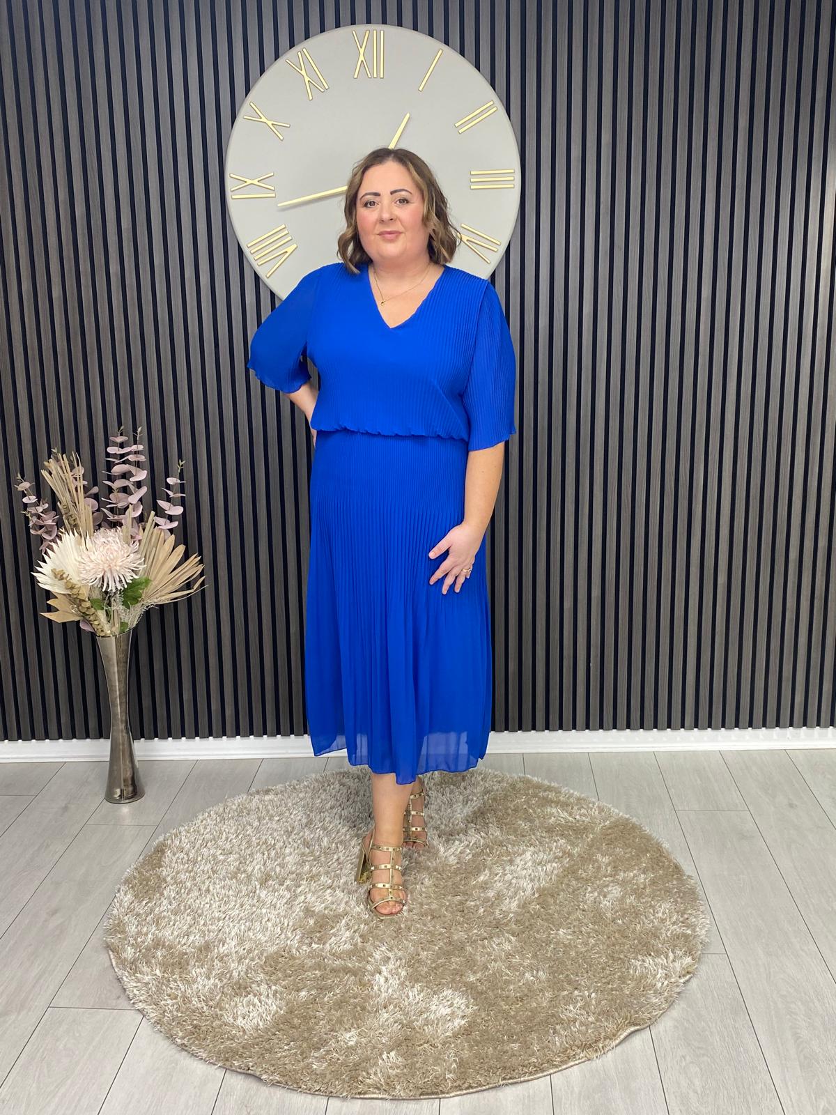 STACEY DRESS - BLUE