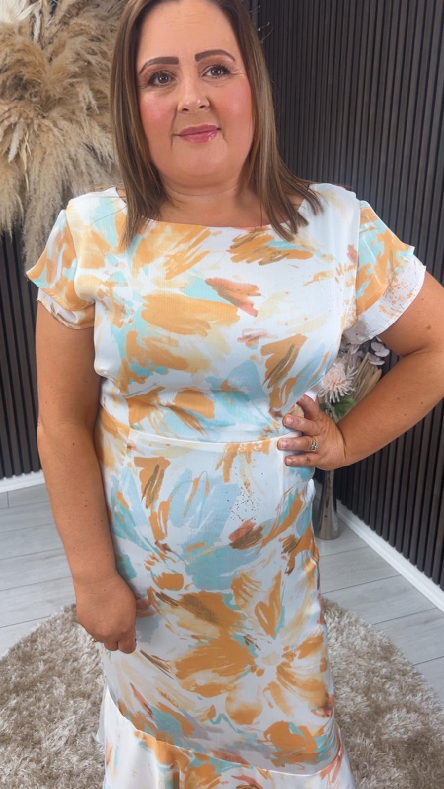 ROXY DRESS - ORANGE