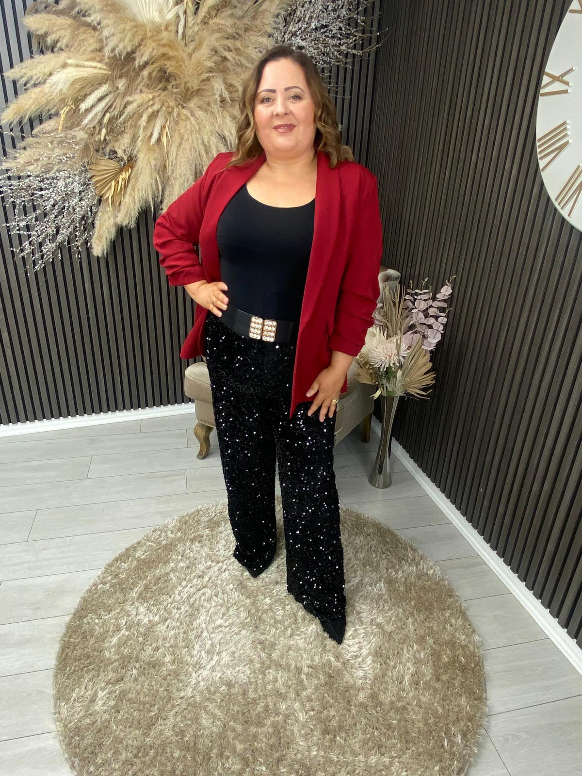 YVONNE TROUSERS - BLACK