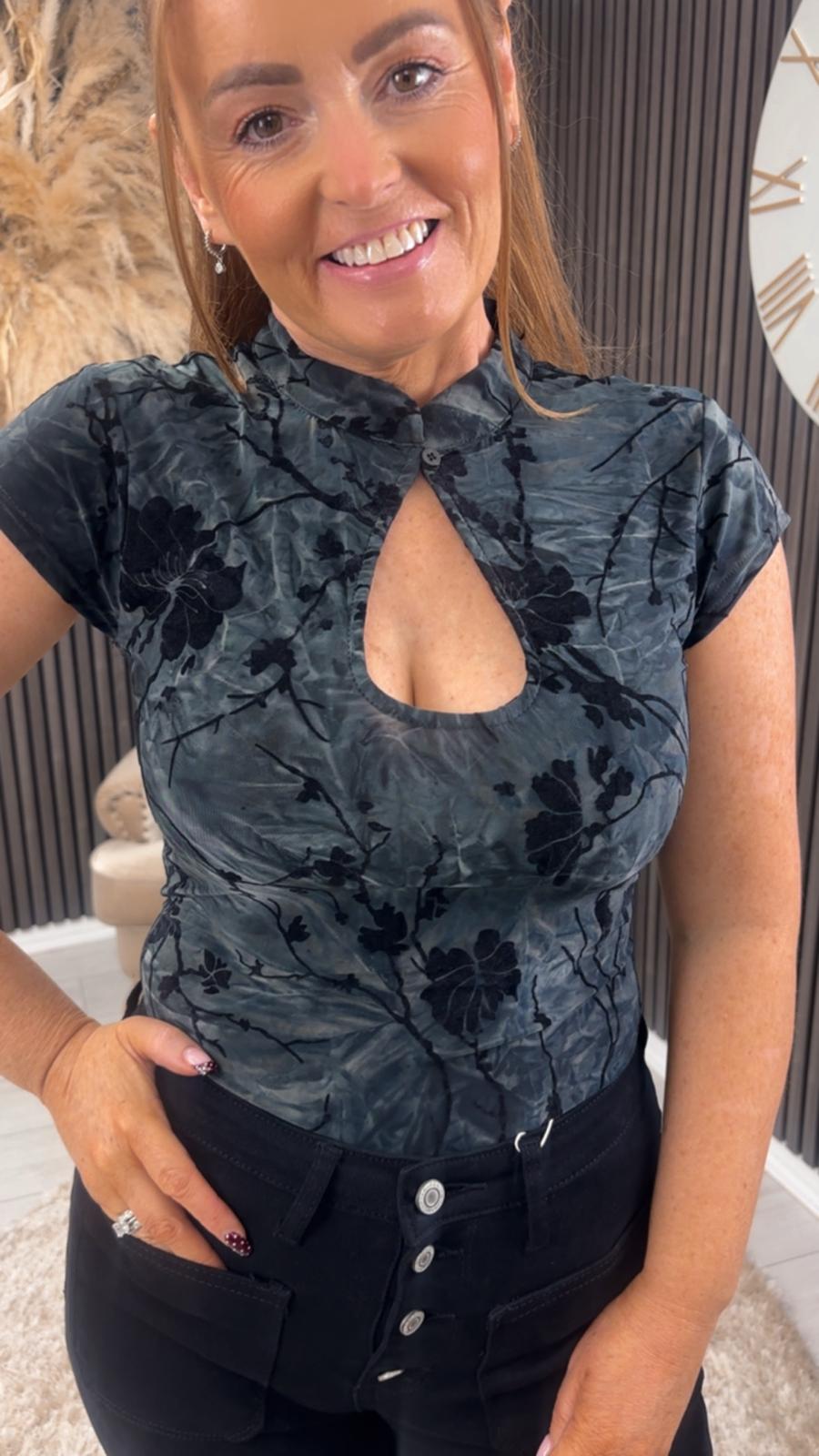 AOIFE TOP - BLACK