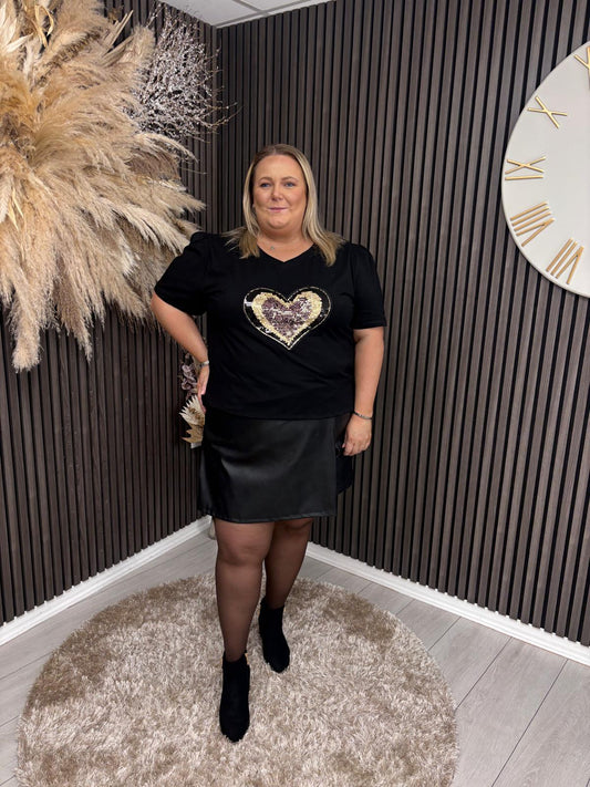 ETTA T-SHIRT - BLACK
