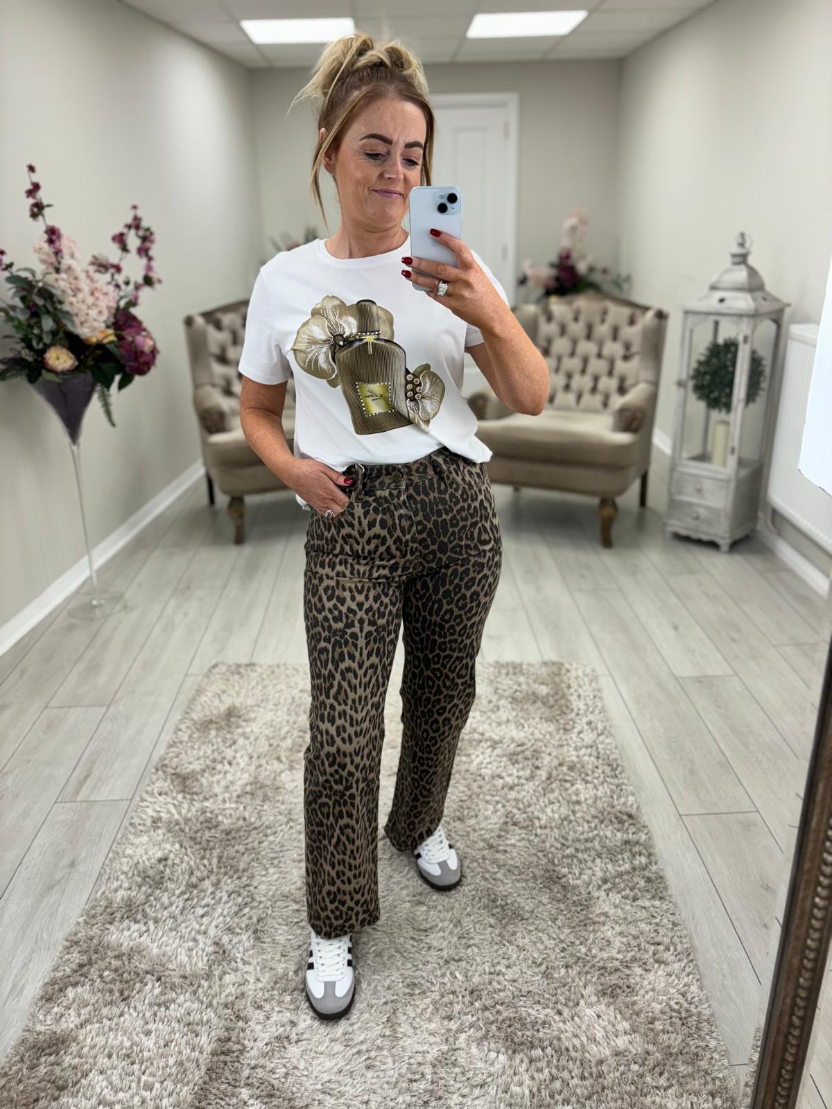 PIPER JEANS - LEOPARD