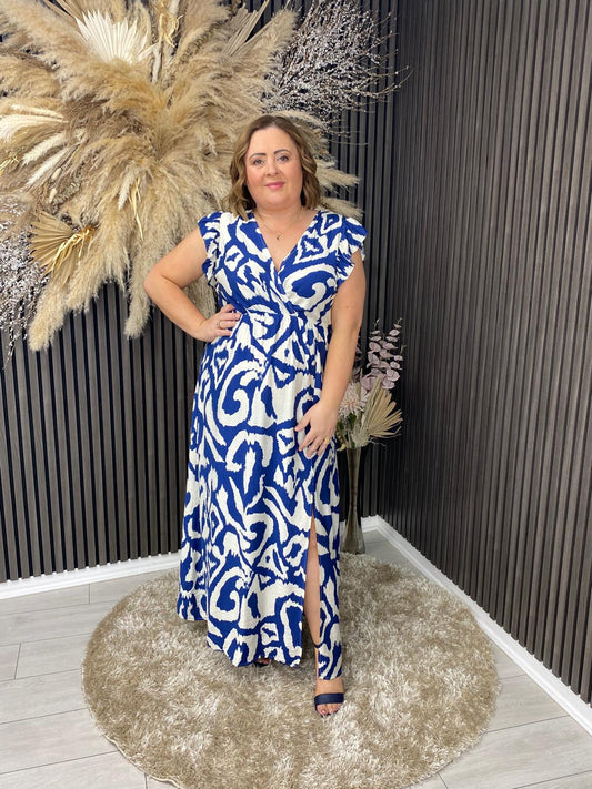 ALIESHA DRESS - NAVY