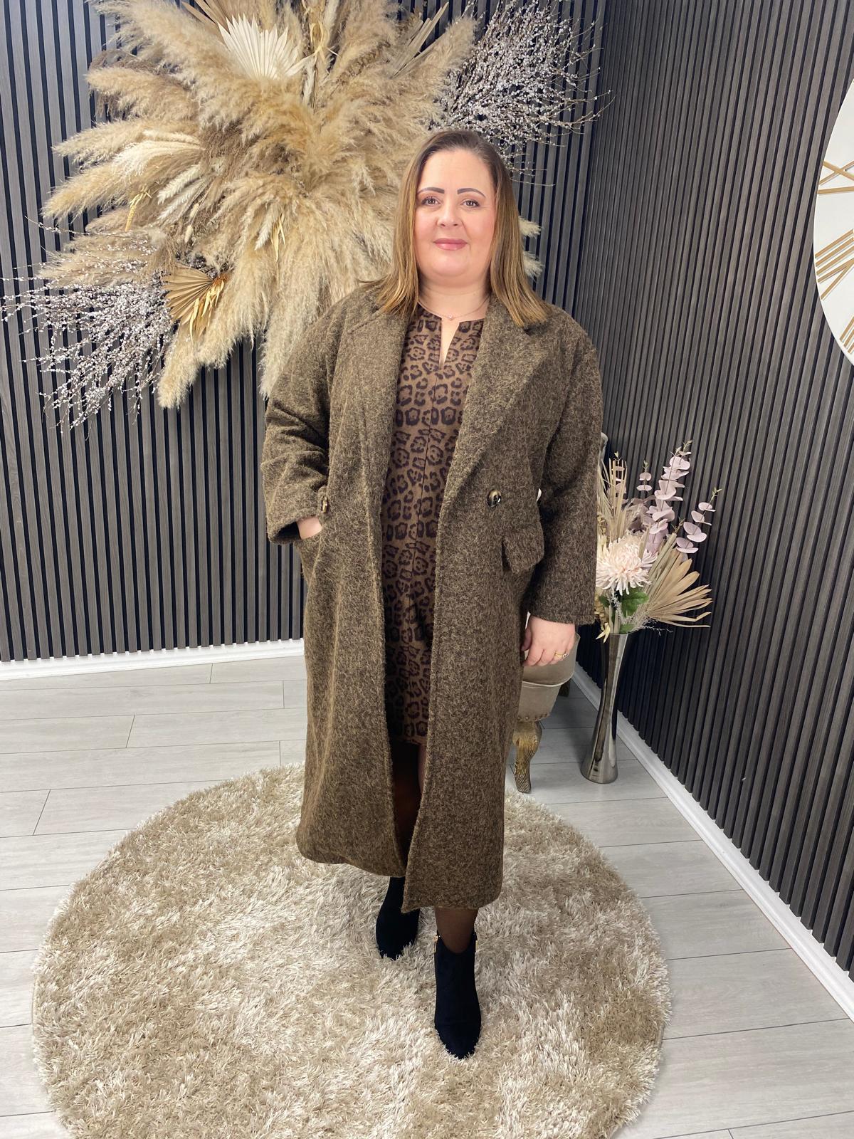 LARA MARIE COAT - BROWN