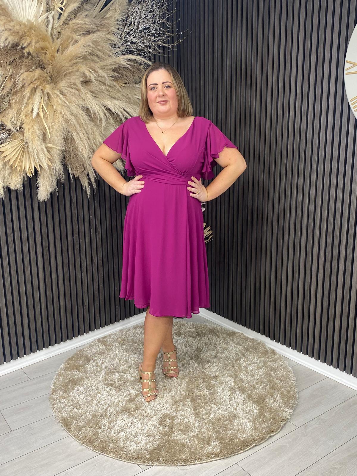 DANI DRESS - MAGENTA