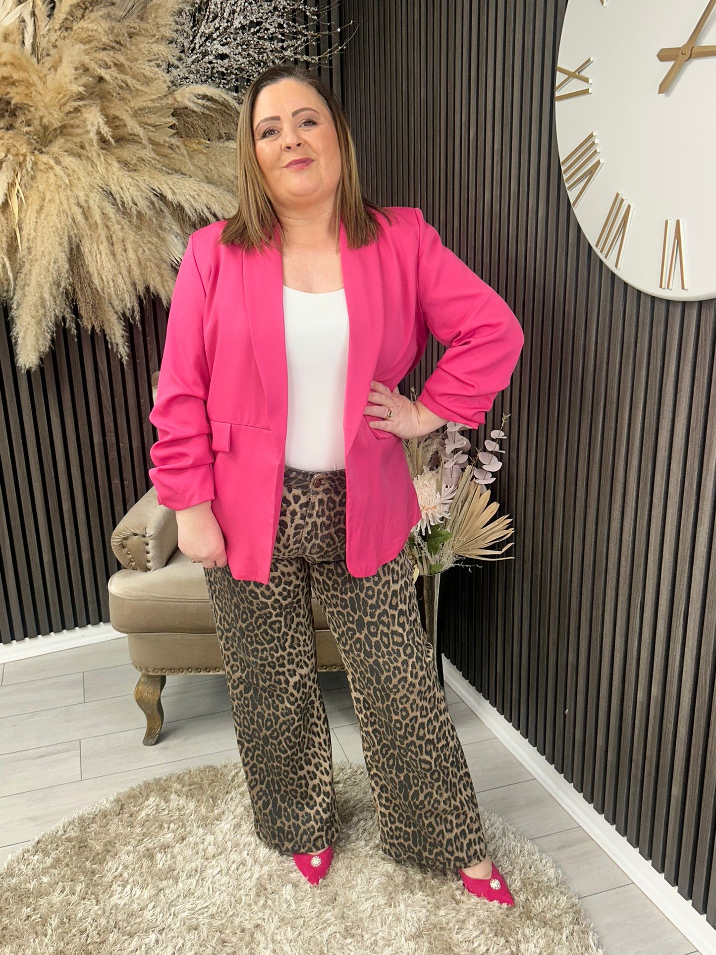 TANYA BLAZER - FUSCHIA