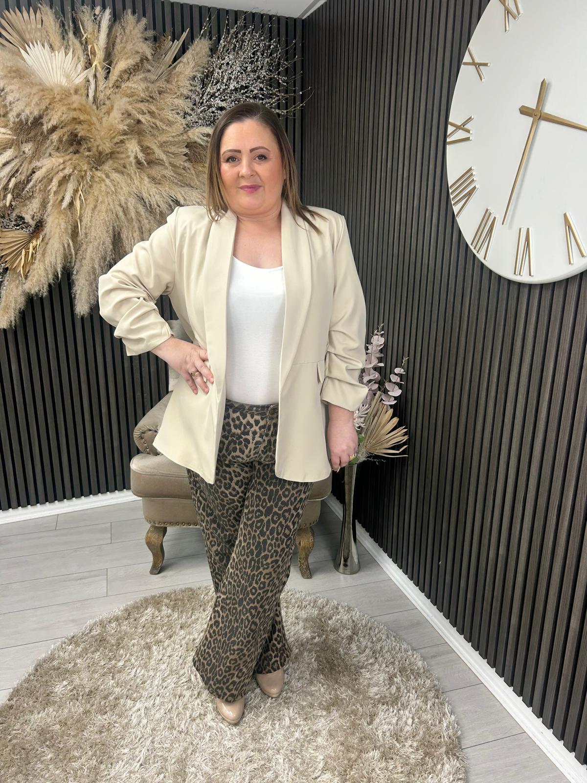 TANYA BLAZER - BEIGE