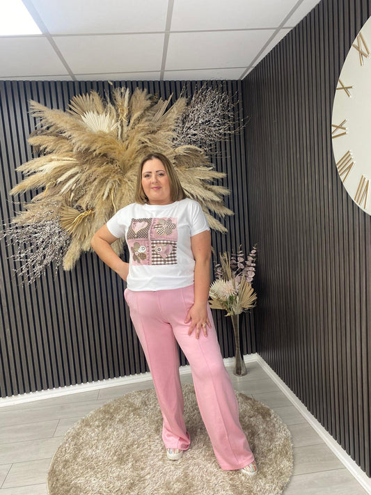 JANETTE T-SHIRT - PINK