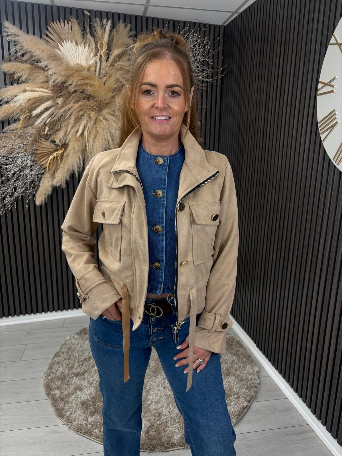 FIONA JACKET - BEIGE