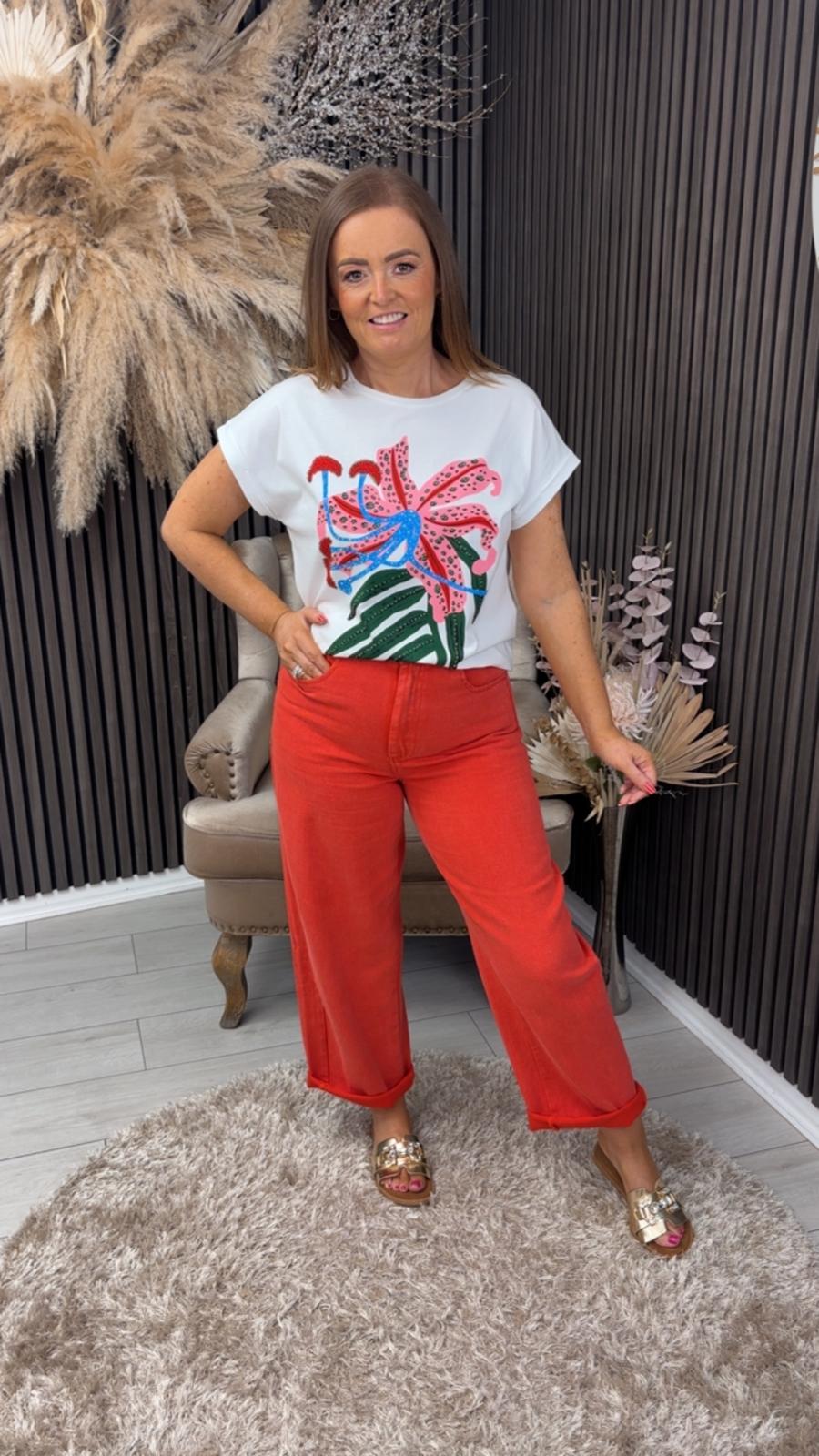 DAHLIA T-SHIRT - FLOWER