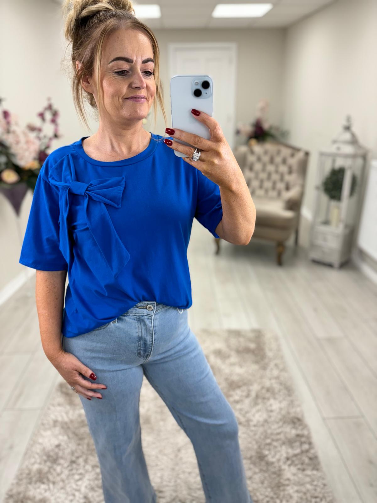 VALENE TOP - BLUE
