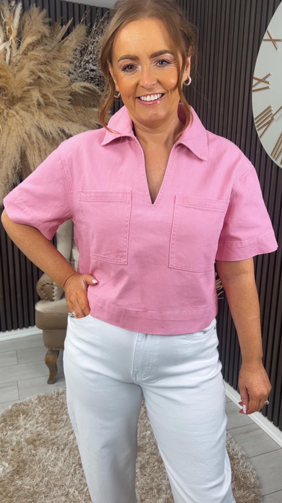 TONI TOP - PINK
