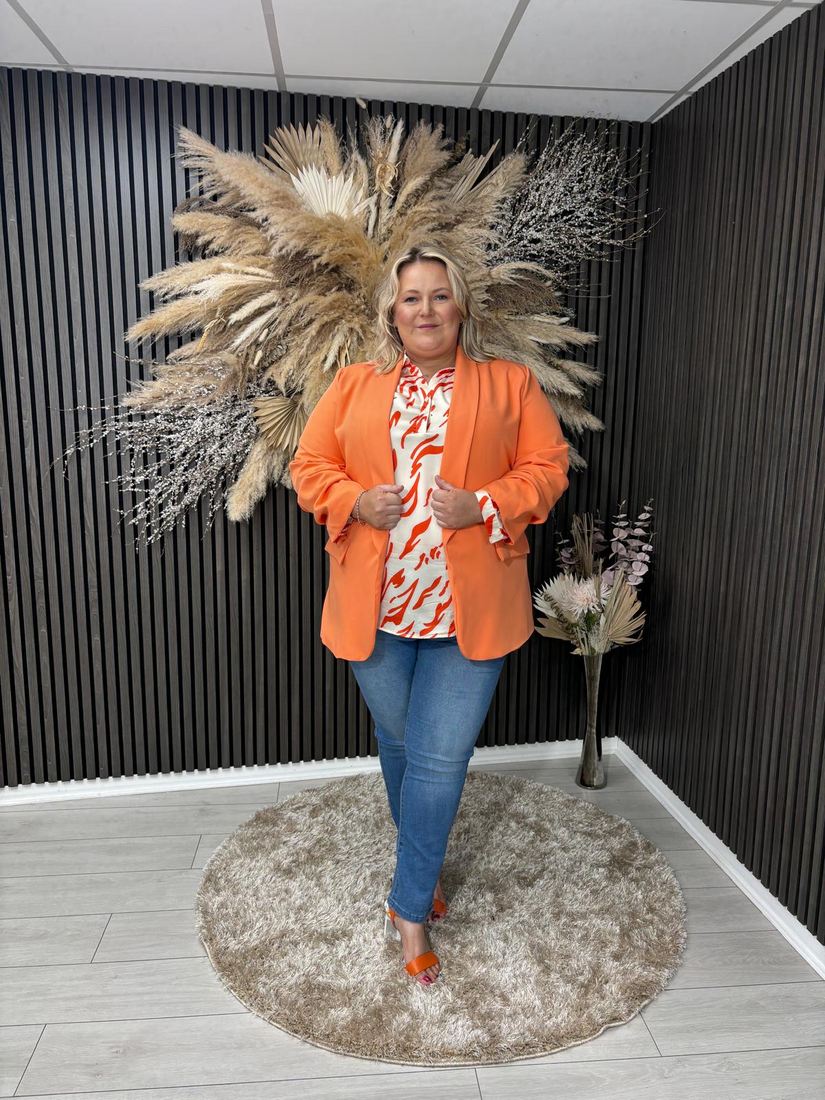 ZOE BLAZER - ORANGE