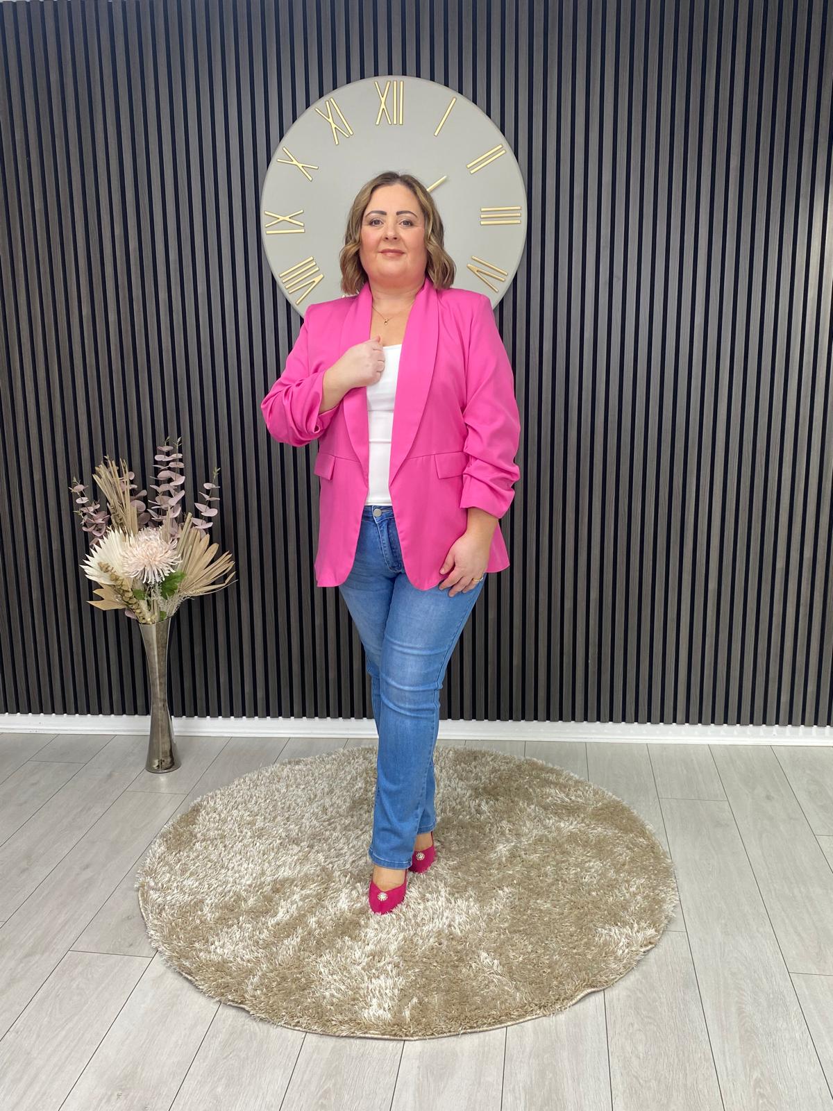 TANYA BLAZER - FUCHSIA