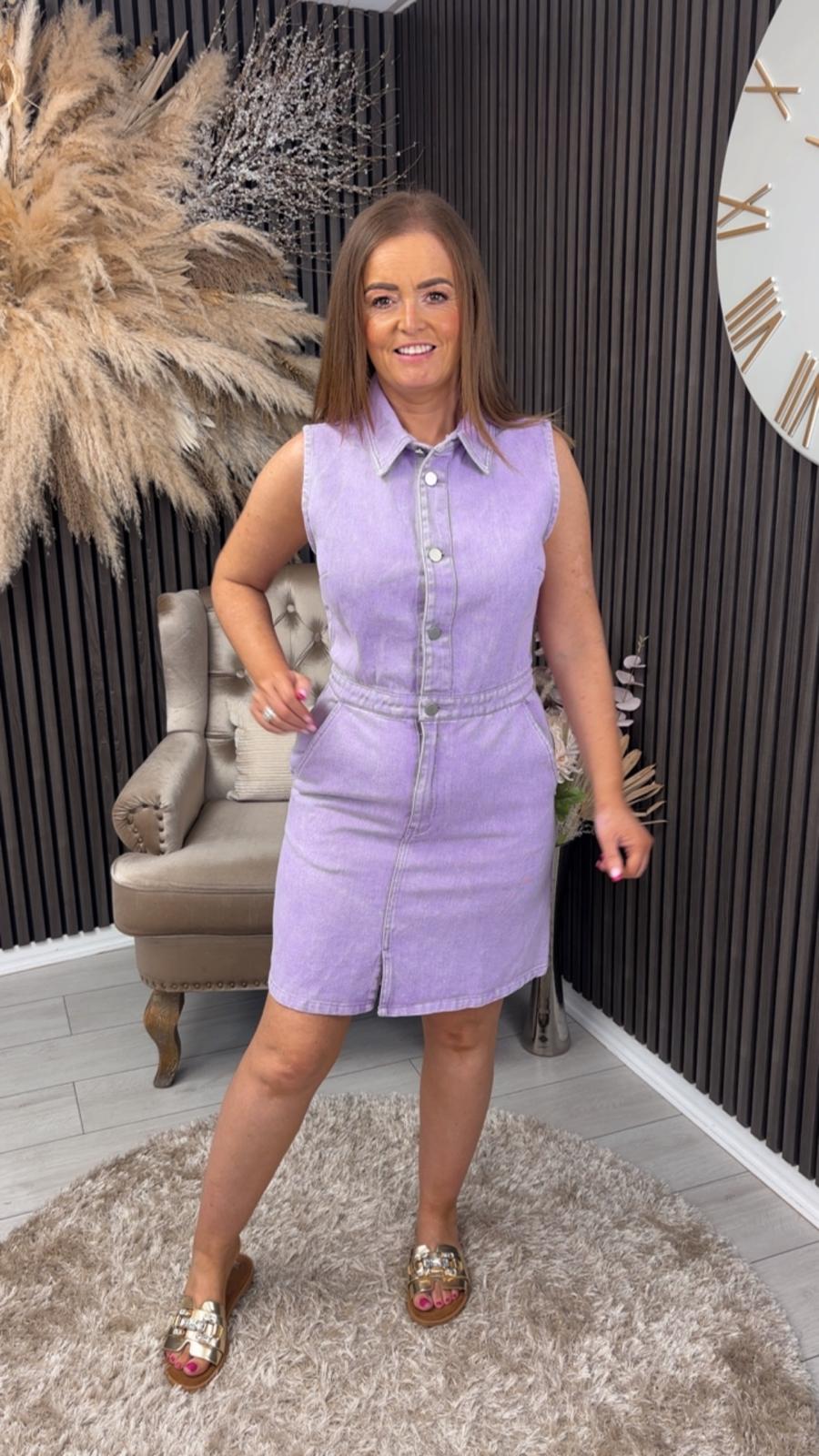 TATIANNA DRESS - LILAC