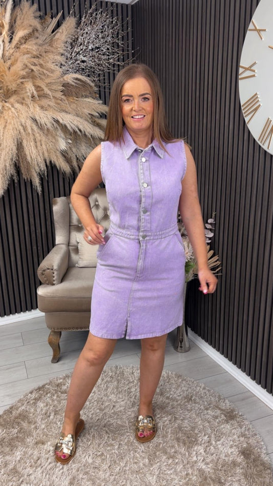 TATIANNA DRESS - LILAC