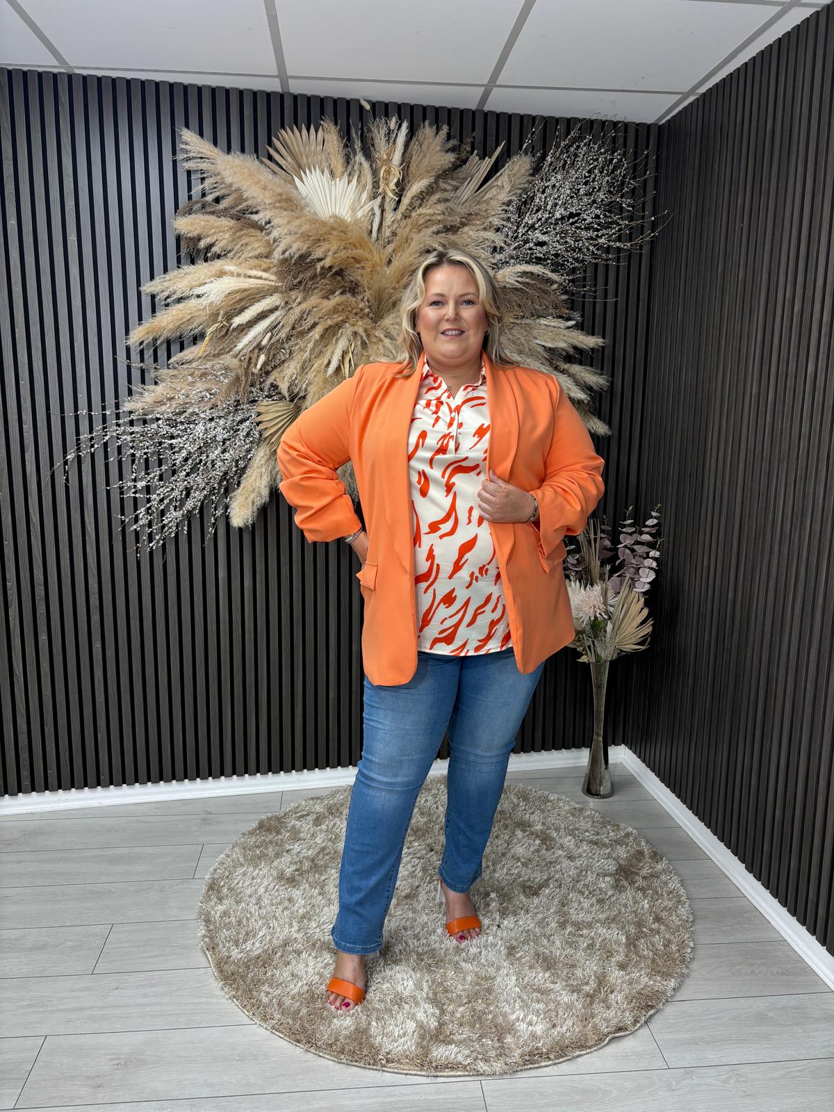 ZOE BLAZER - ORANGE