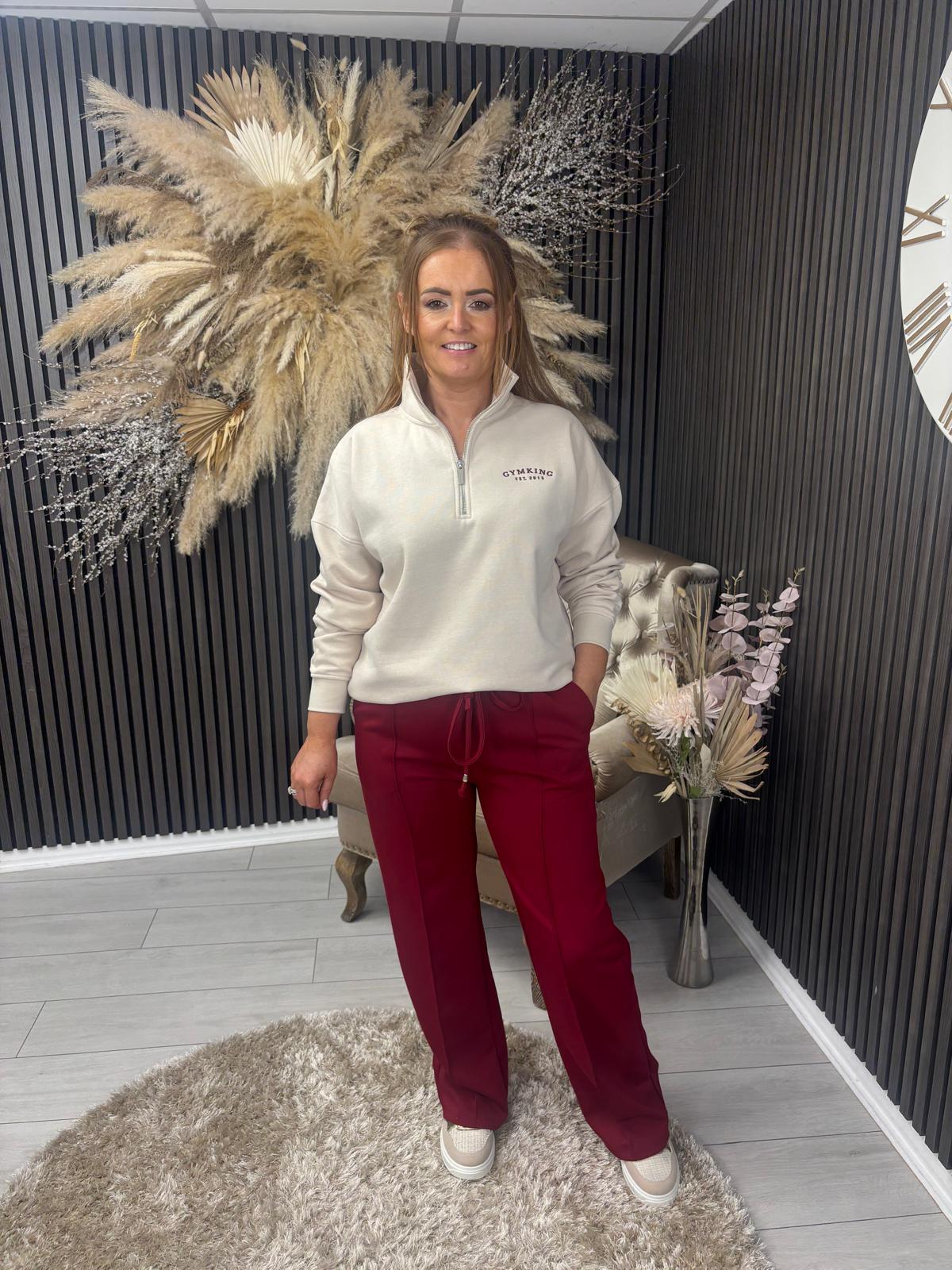 GYM KING 1/4 ZIP - BUTTERSCOTCH