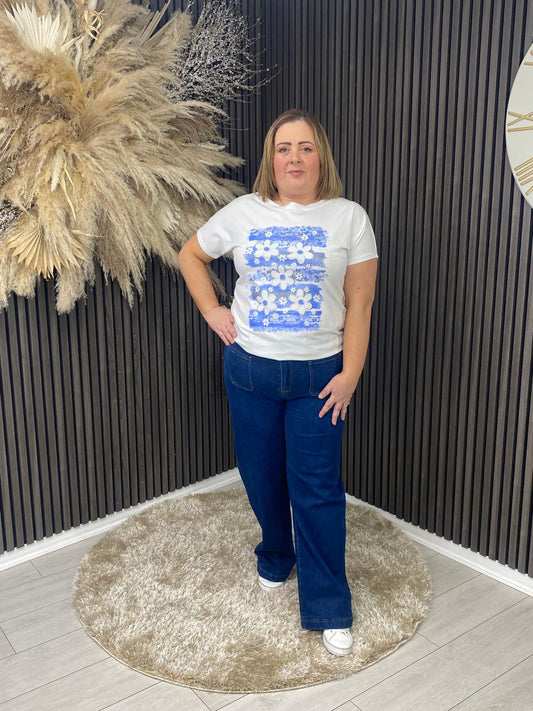 TEAGAN T-SHIRT - BLUE
