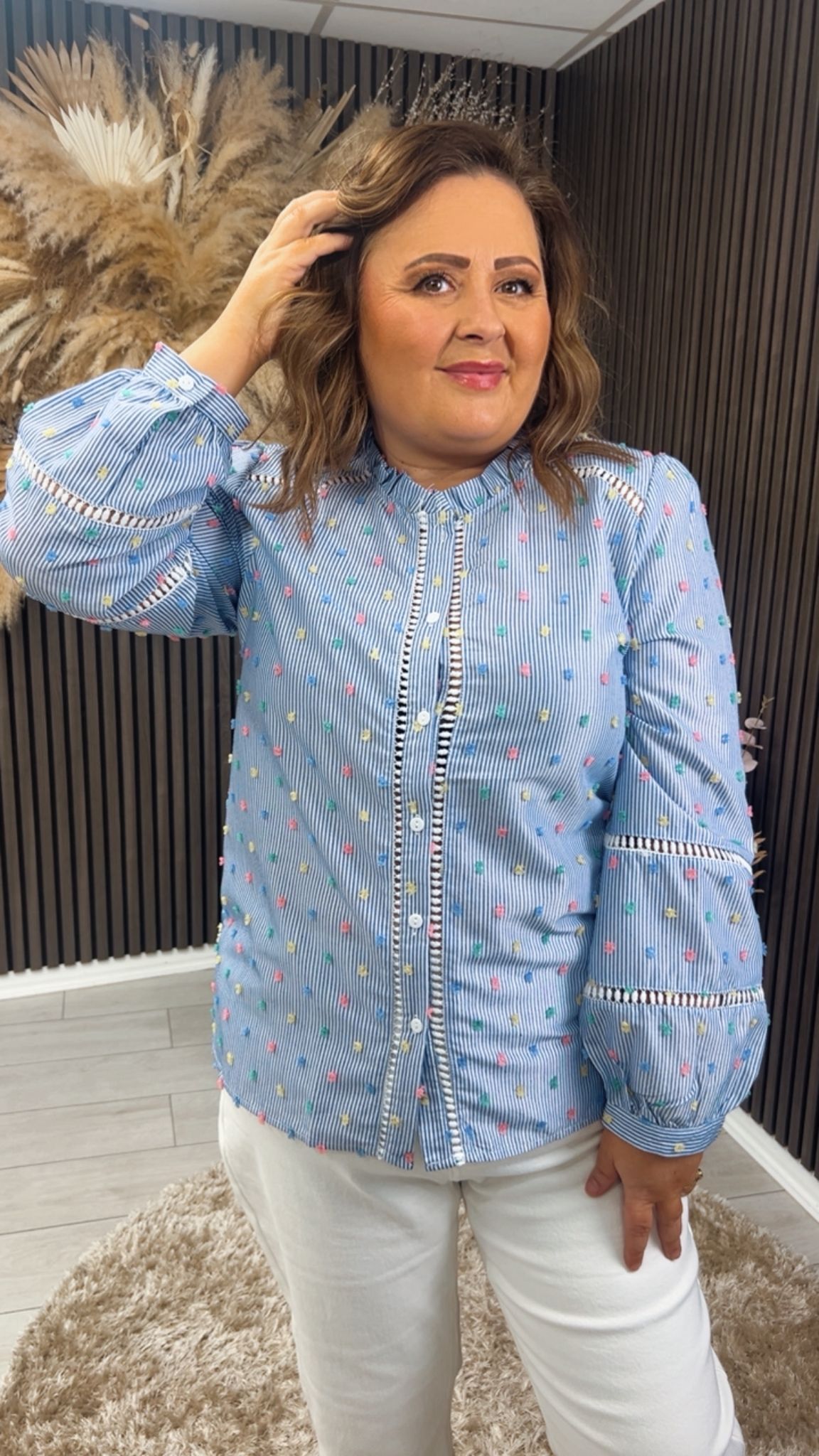 RUTH SHIRT - BLUE