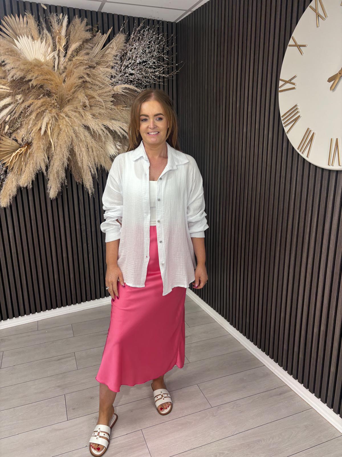 LISA MARIE SHIRT - PINK LIMON