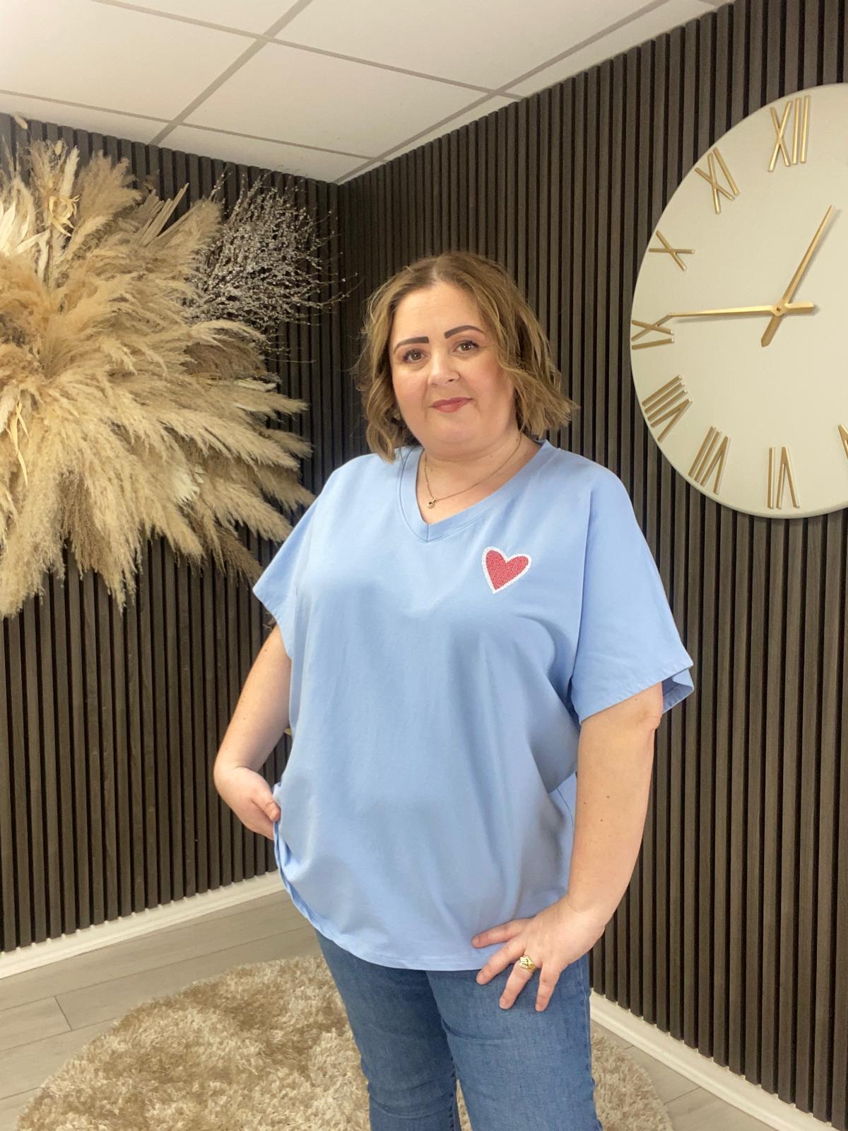 EVA T-SHIRT - BLUE