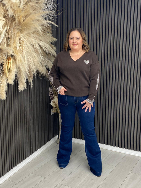 CECILIA JUMPER - BROWN
