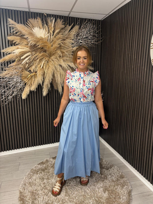 LILIBETH SKIRT - BLUE