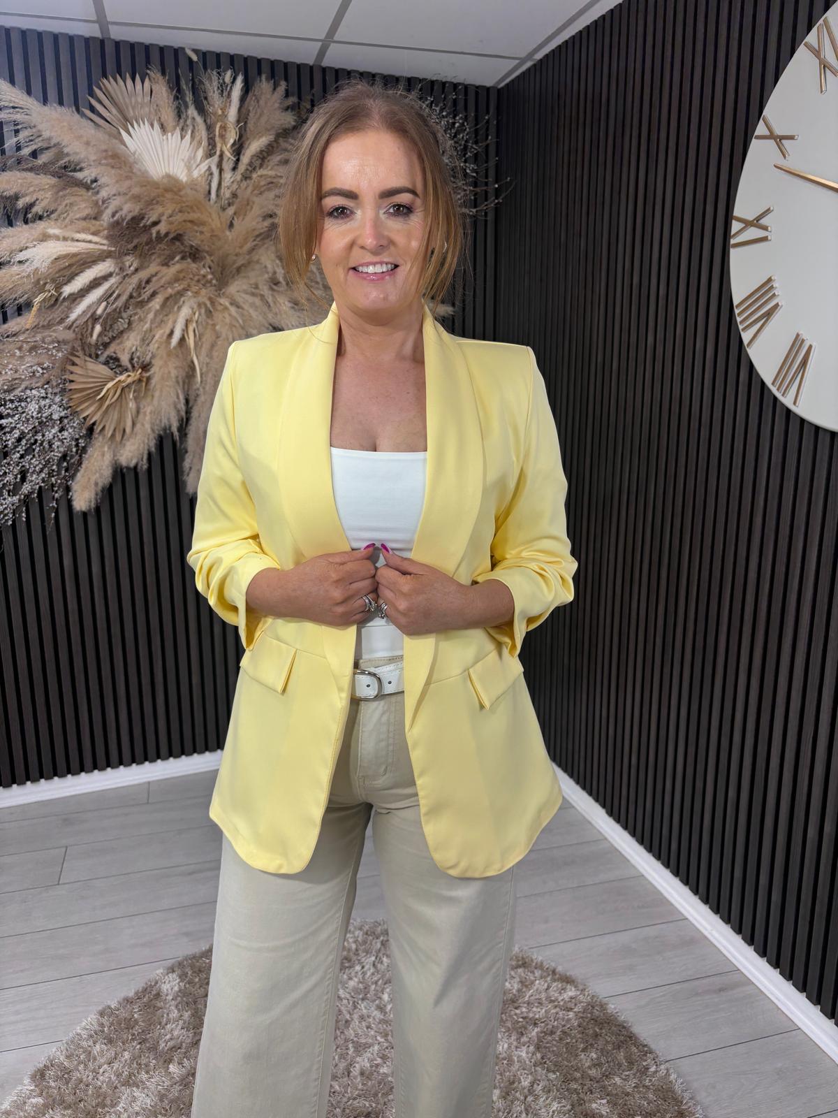 TANYA BLAZER - YELLOW