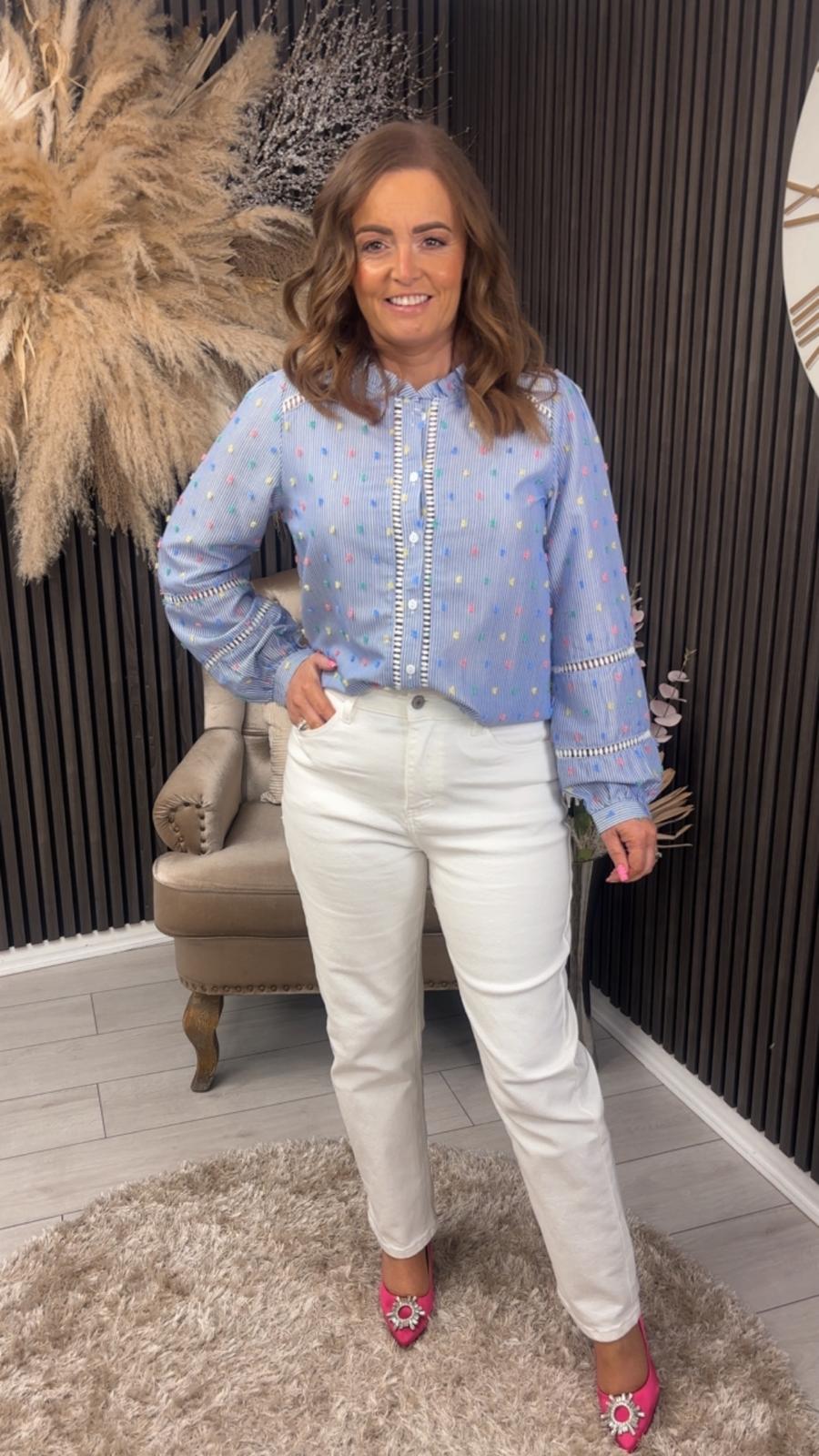 RUTH SHIRT - BLUE