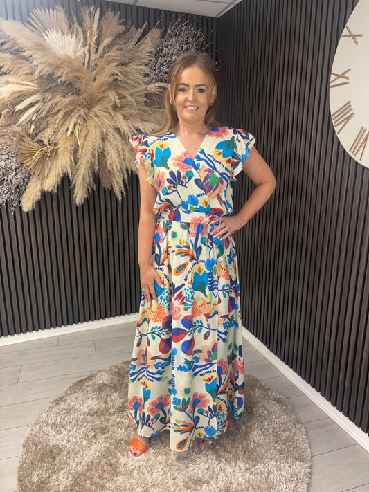 NUALA DRESS - MULTI