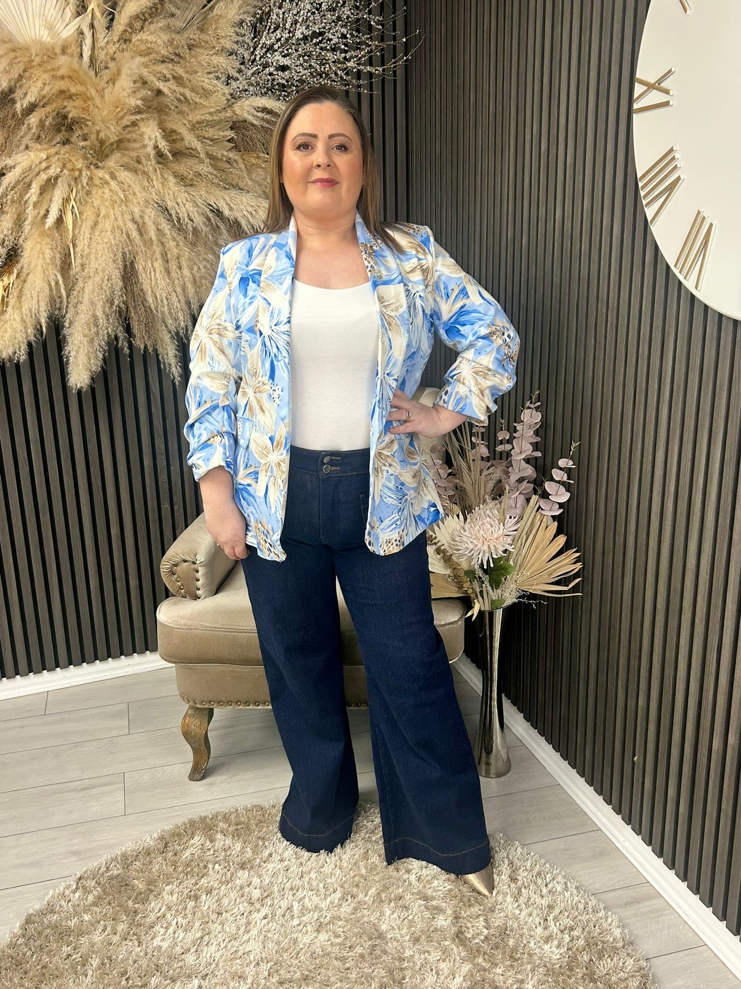 LILLY BLAZER - BLUE