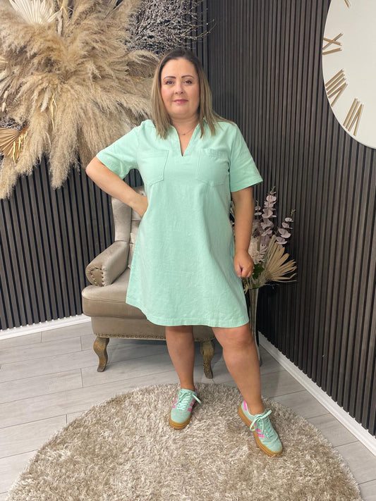 HEATHER DRESS - MINT