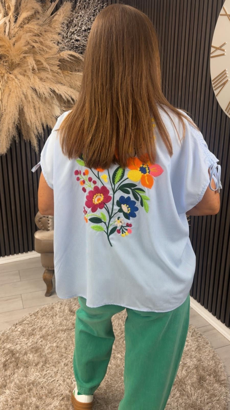 NANI TOP - BLUE