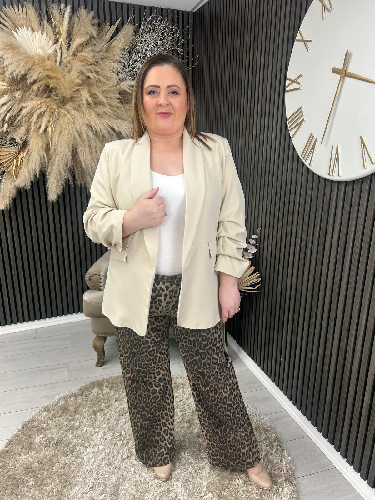 TANYA BLAZER - BEIGE