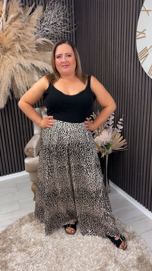CAMILLA SKIRT - ANIMAL PRINT