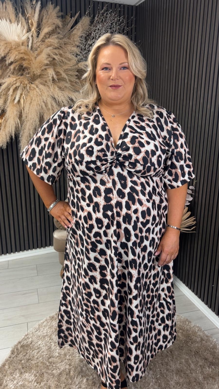 MACKENZIE DRESS - CREAM ANIMAL