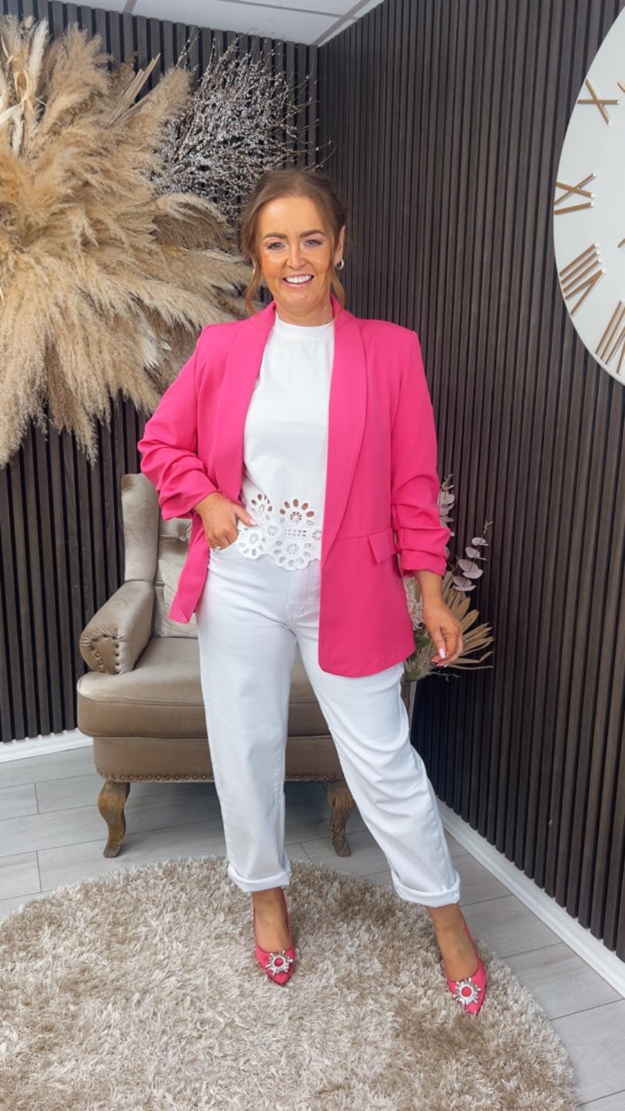 TANYA BLAZER - FUSCHIA